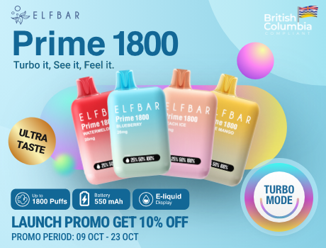 Elfbar Prime 1800 Puffs Disposable Vape