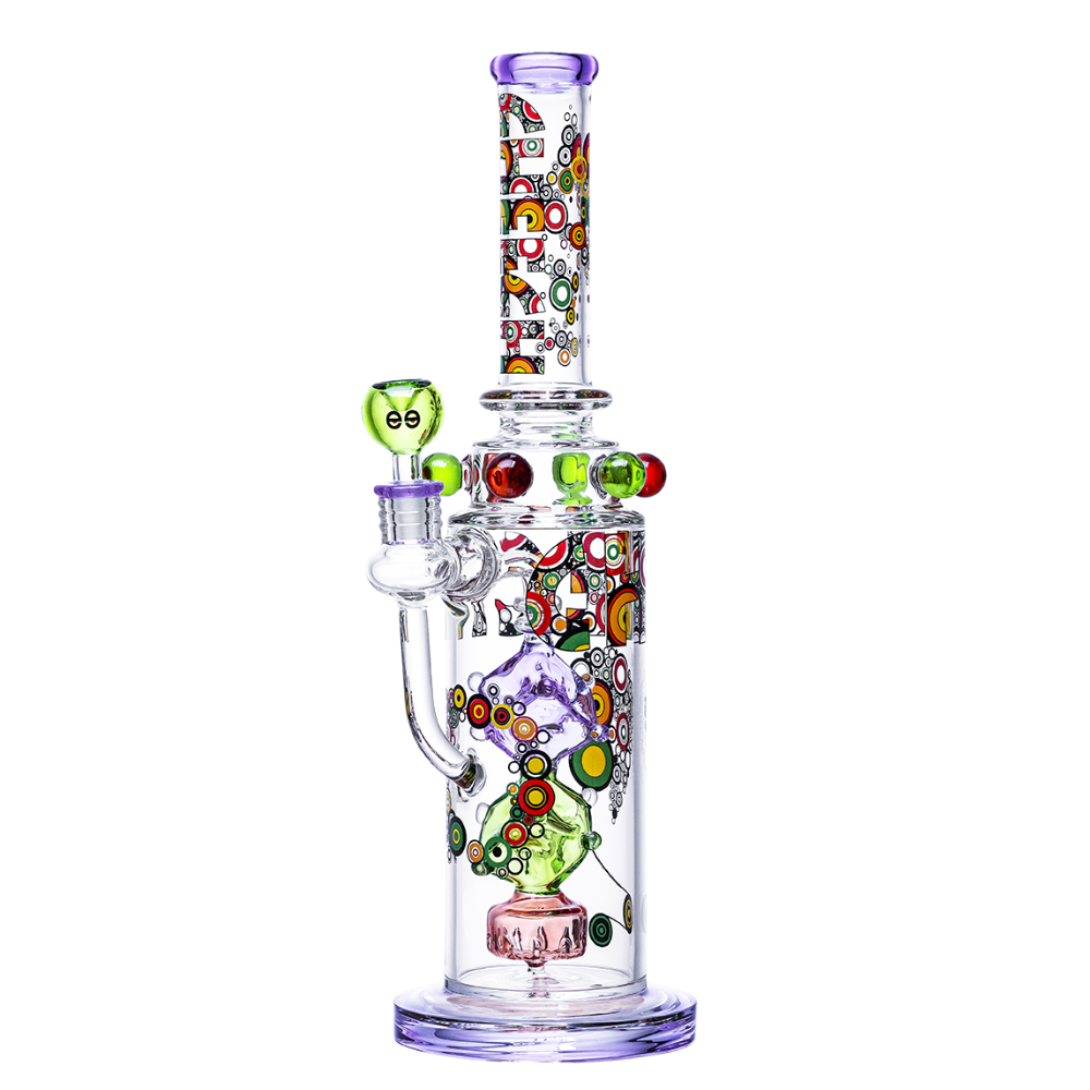 16" Cheech Decal & Dice Bong