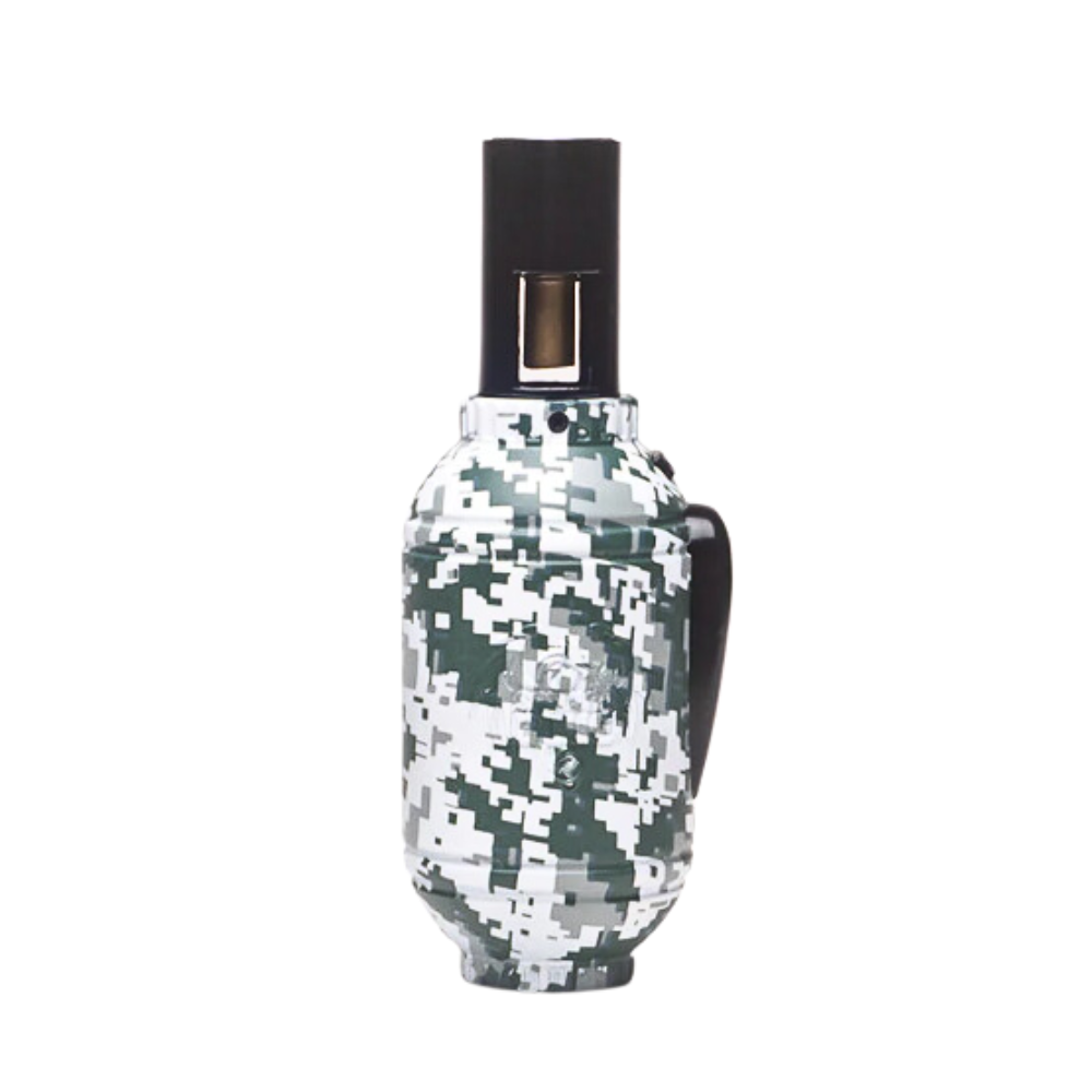 Special Blue Grenade Pixels Torch Lighters - 12ct