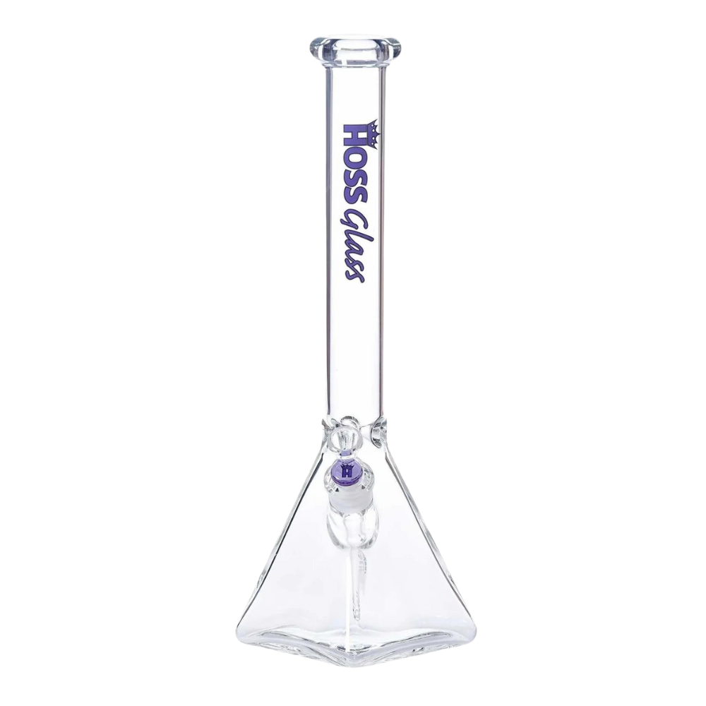 Hoss Glass 18" Pyramid Base Beaker