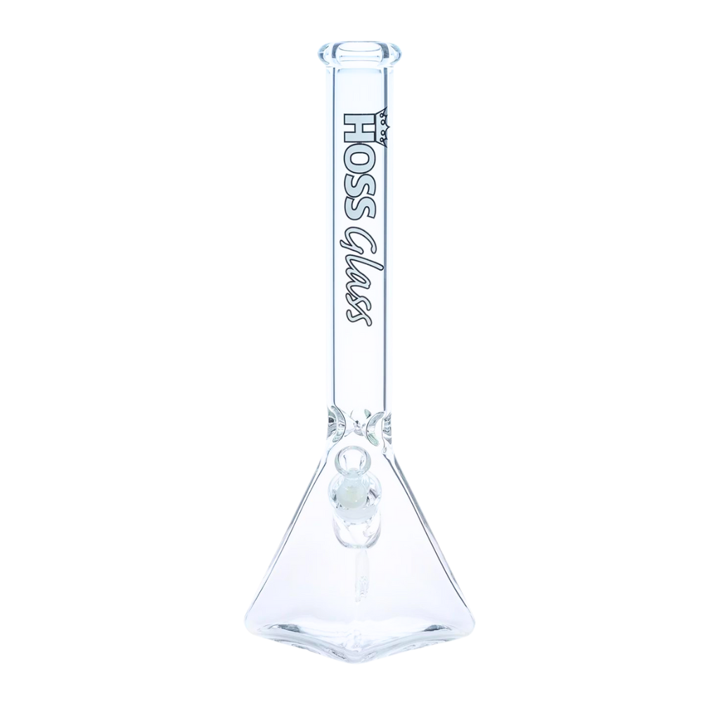 Hoss Glass 18" Pyramid Base Beaker