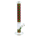 18" Hoss Glass Tartan Straight Tube