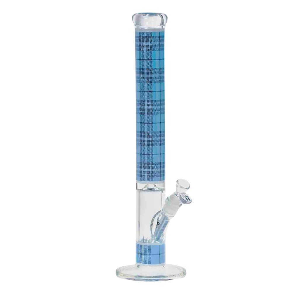 18" Hoss Glass Tartan Straight Tube