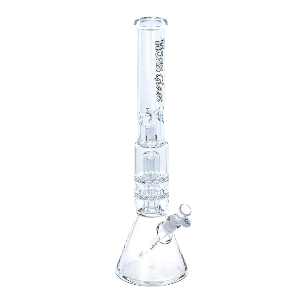 20" Hoss Glass Double-Disk Percolator Beaker