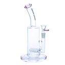 10" Hoss Glass Stemless Grid Bubbler