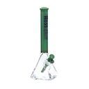 Hoss Glass 14" Pyramid Beaker w/ Colored Top Tube