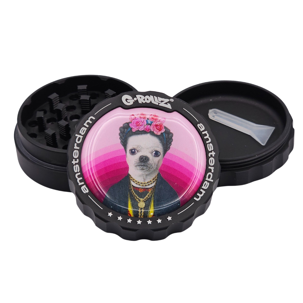 G-Rollz Pets Rock 'Mexico' 53mm 3pc Metal Grinder - 6ct