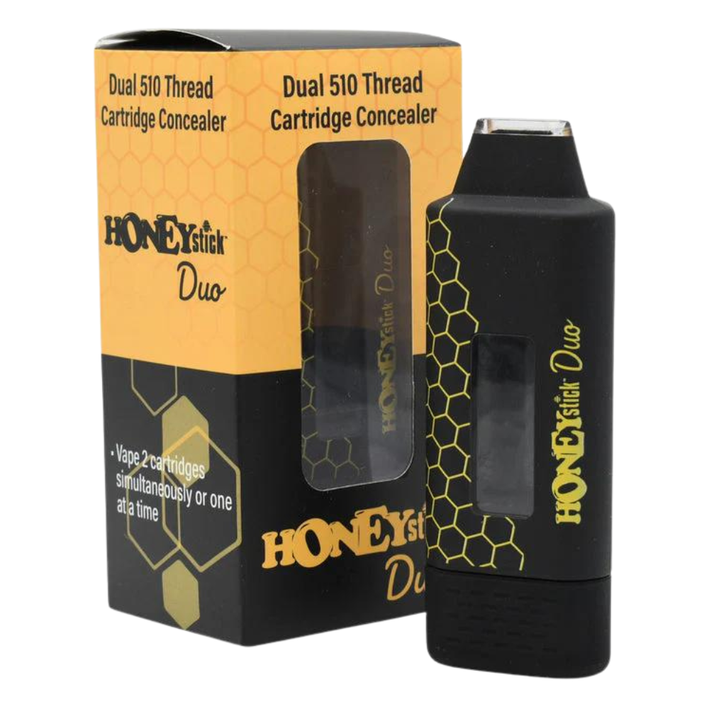 HoneyStick DUO Cartridge Vape - Autodraw Dual 510 Cart Battery - 10ct