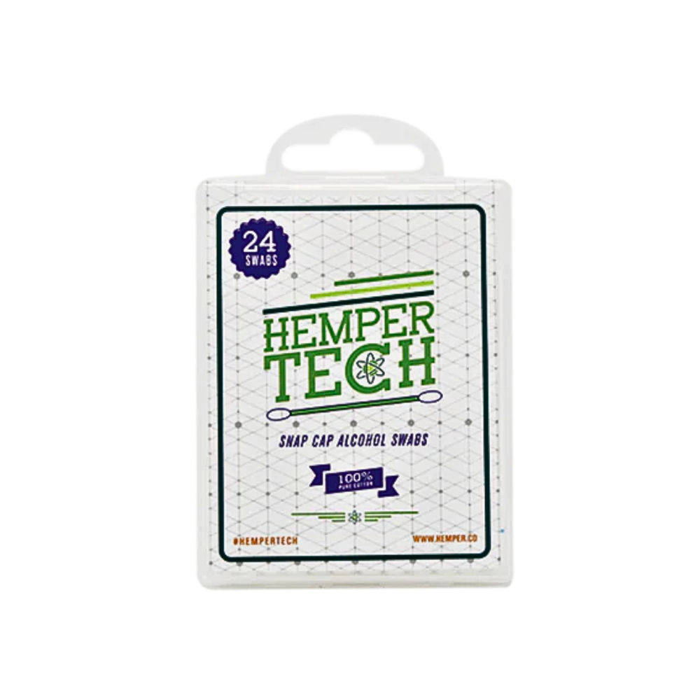 Hemper Tech Snapcap Alcohol Swabs - 18ct