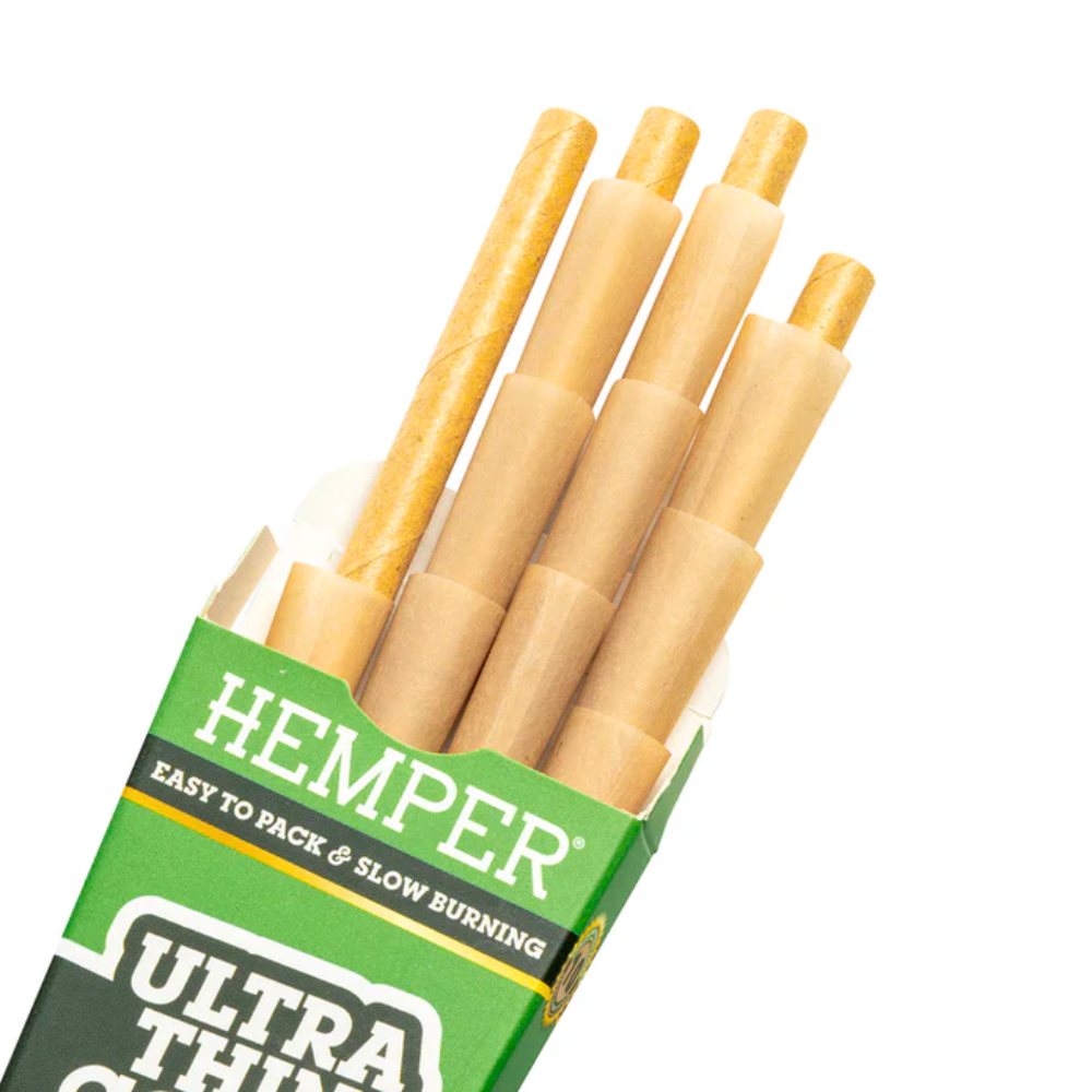 Hemper French Brown Paper Ultra Thin Mini Cones - 24ct