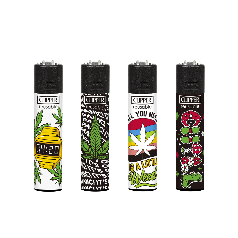 Clipper Illusion Weed Lighters - 48ct (+5 Free)