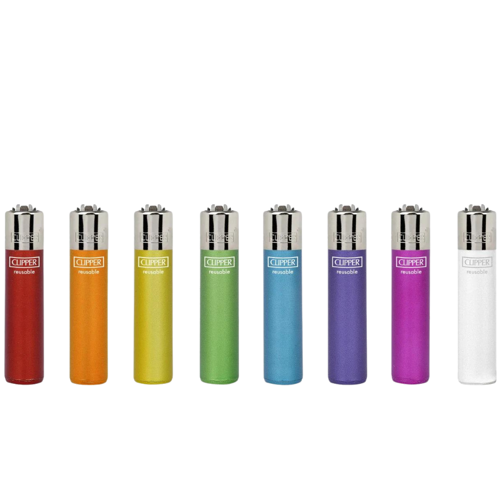 Clipper Painted Triple Gradient Lighters - 48ct