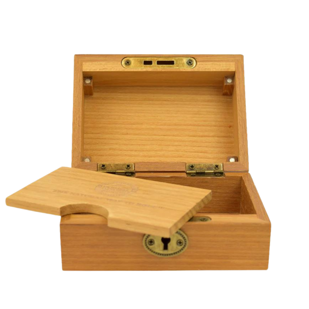 Raw Natural Teakwood Smokers Box