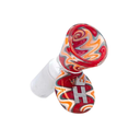 Hoss Glass 14mm Color Reversal Cone Bowl - Assorted Colours