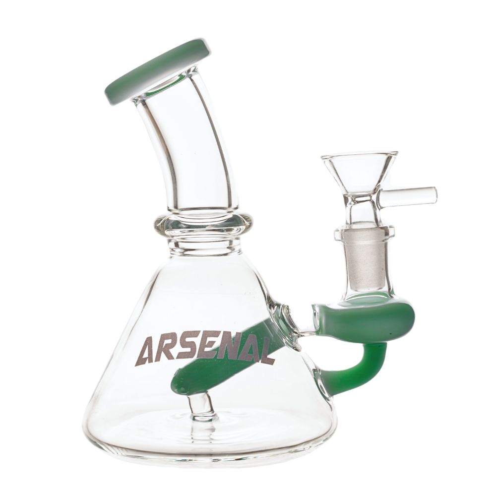 6" Arsenal Beaker Glass Bong