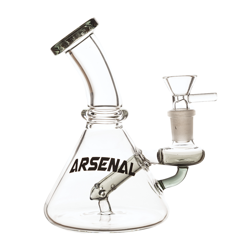 6" Arsenal Beaker Glass Bong