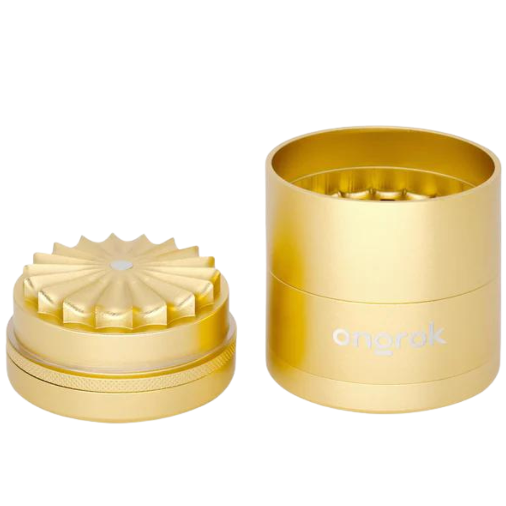 Ongrok 5pc Flower Petal Toothless Grinder w/ Storage