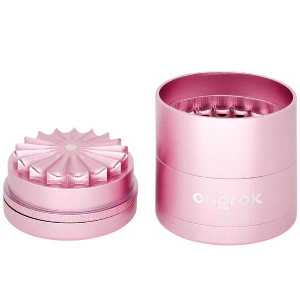 Ongrok 5pc Flower Petal Toothless Grinder w/ Storage