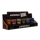 Arsenal 14mm Butterfly Glass Bowl - 6ct