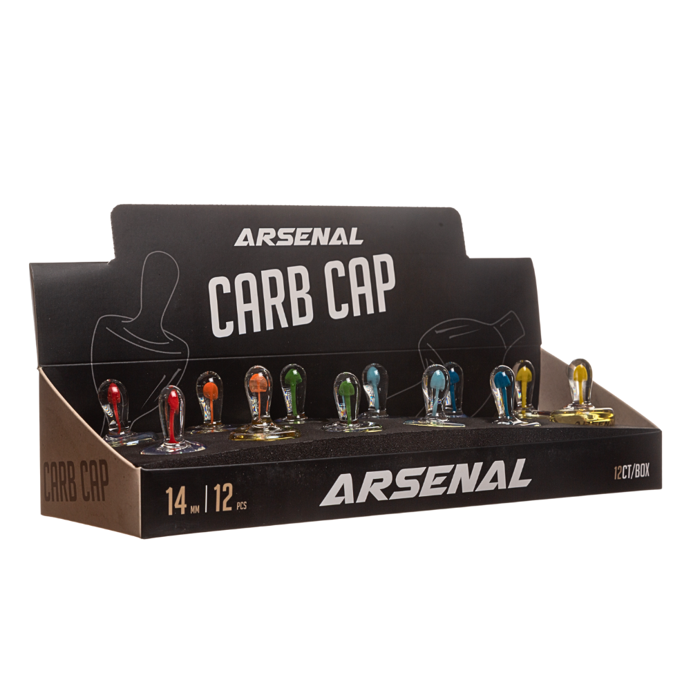 Arsenal 14mm Premium Carb Cap - 12ct