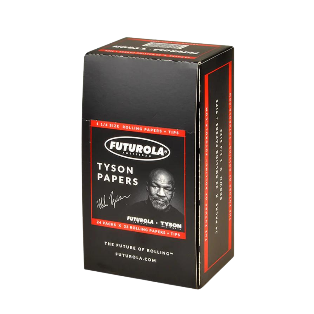 Futurola X Tyson 2.0 1 1/4 Rolling Papers + Tips - 24ct