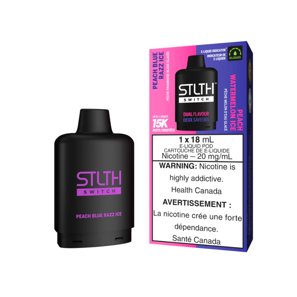 STLTH Switch 15K Dual Flavour Pre Filled Pods - 5ct