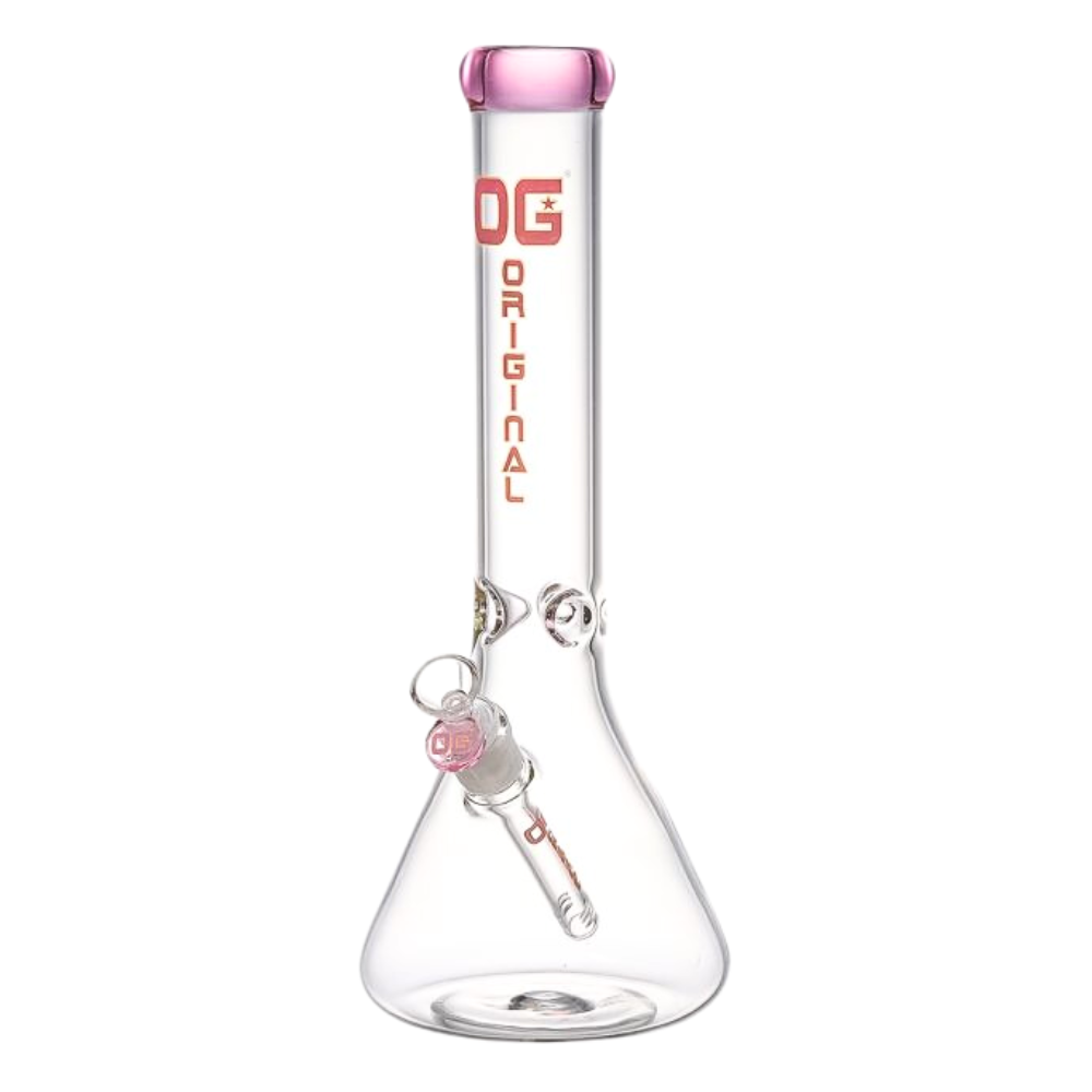 14" OG Original Colored Rim Beaker