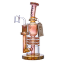 8" Cheech Showerhead Fumed Glass Rig