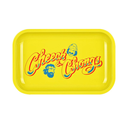 Pulsar X Cheech & Chong Yellow Mini Metal Rolling Tray w/ Lid - Medium