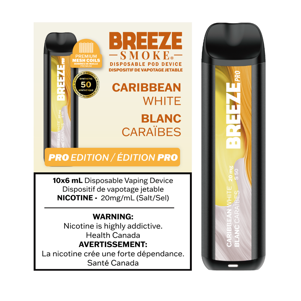 Breeze Pro S50 2000 Puffs Disposable Vape - 10ct