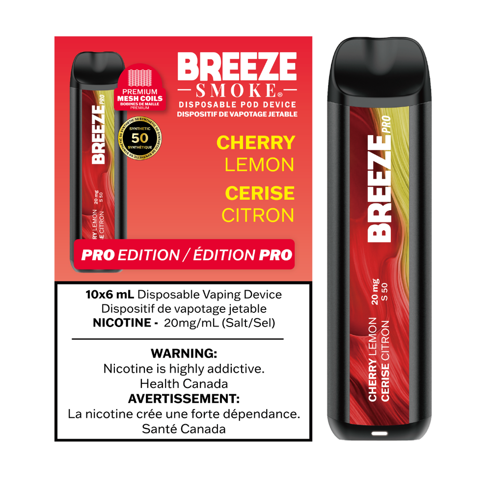 Breeze Pro S50 2000 Puffs Disposable Vape - 10ct