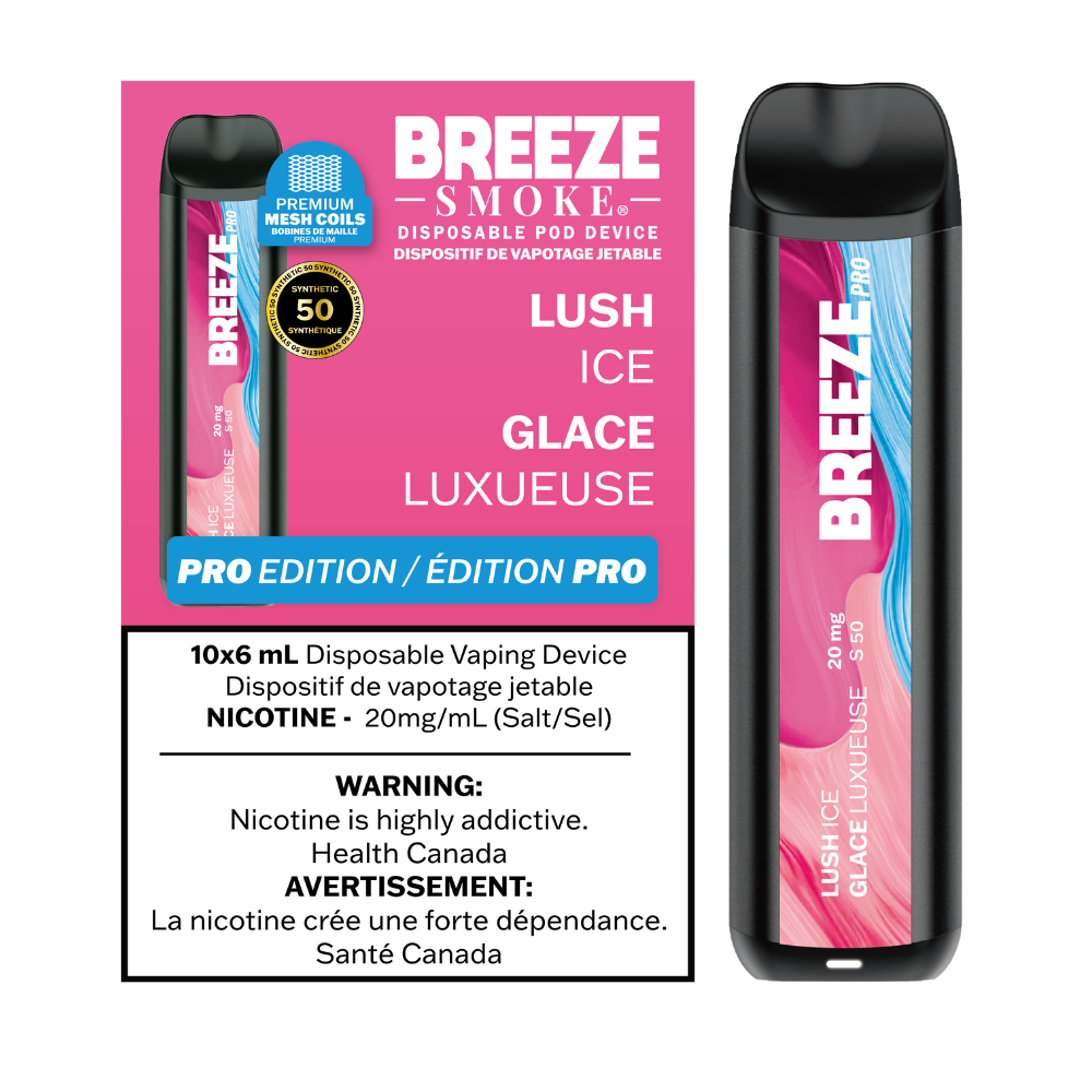 Breeze Pro S50 2000 Puffs Disposable Vape - 10ct