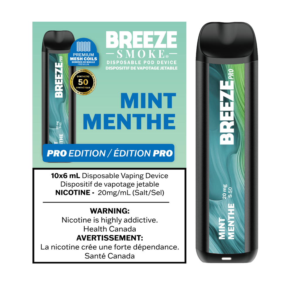 Breeze Pro S50 2000 Puffs Disposable Vape - 10ct