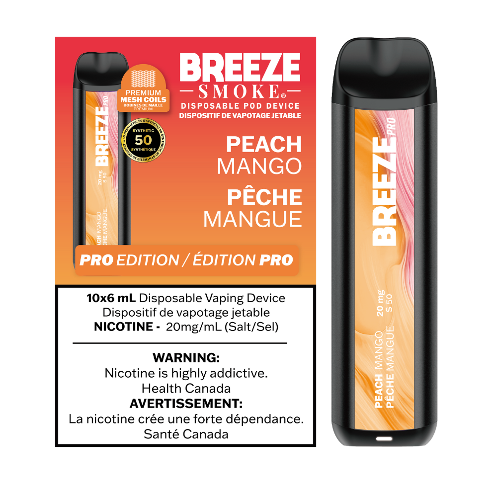 Breeze Pro S50 2000 Puffs Disposable Vape - 10ct