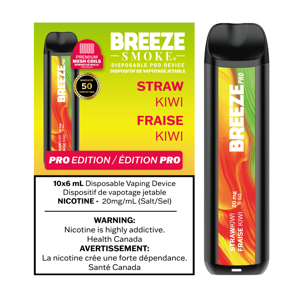 Breeze Pro S50 2000 Puffs Disposable Vape - 10ct