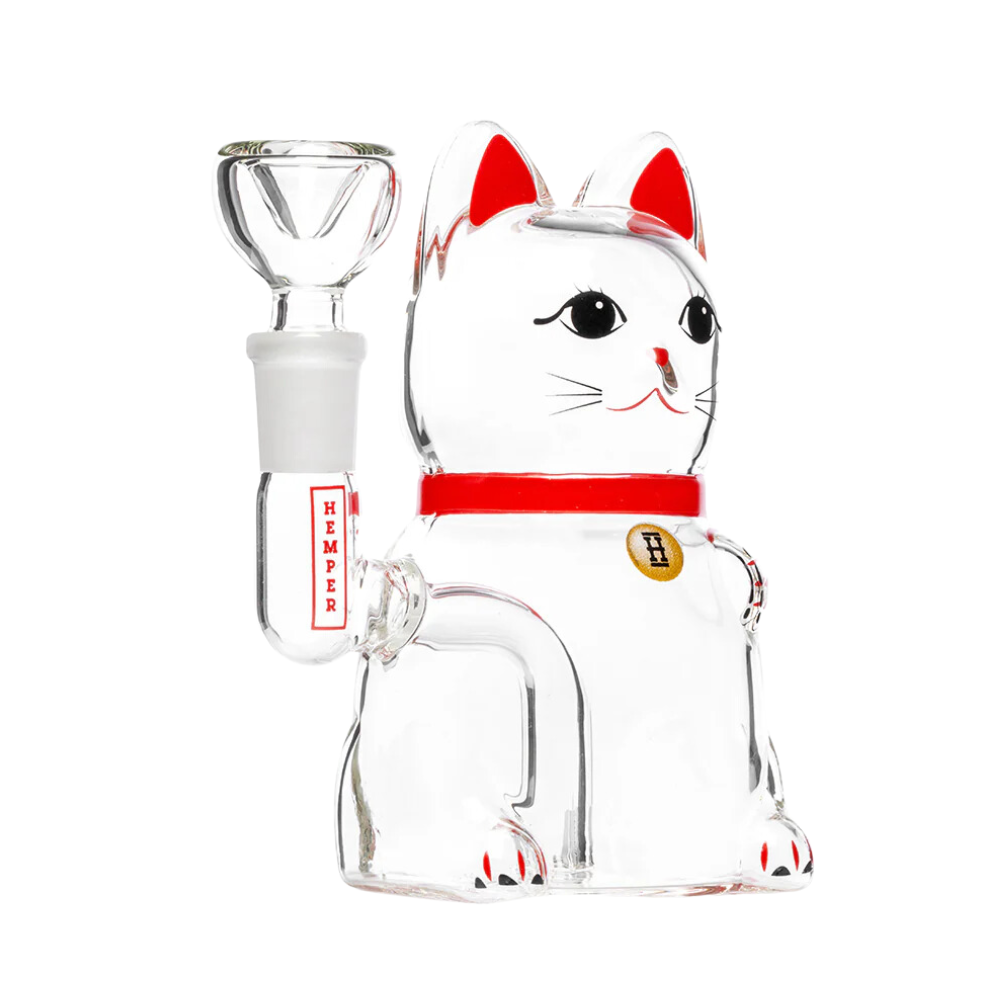 5" Hemper Lucky Cat Bong