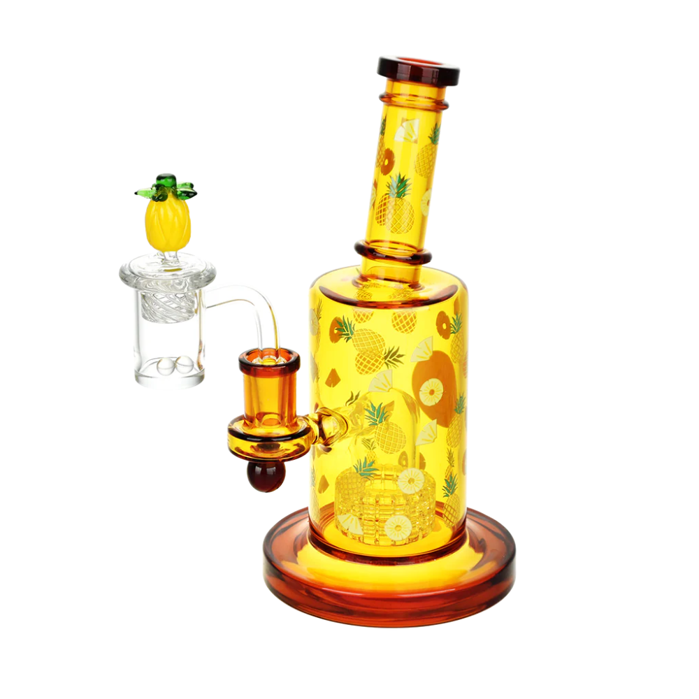 8" Pulsar Fruit Series Glow in the Dark Dab Rig Kit