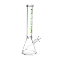 16.25" Pulsar Illustrated Logo Beaker Bong - Assorted Colours