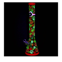 18" Pulsar Peacekeeper Glow In The Dark Beaker Bong