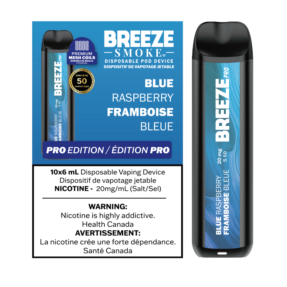 Breeze Pro S50 2000 Puffs Disposable Vape - 10ct