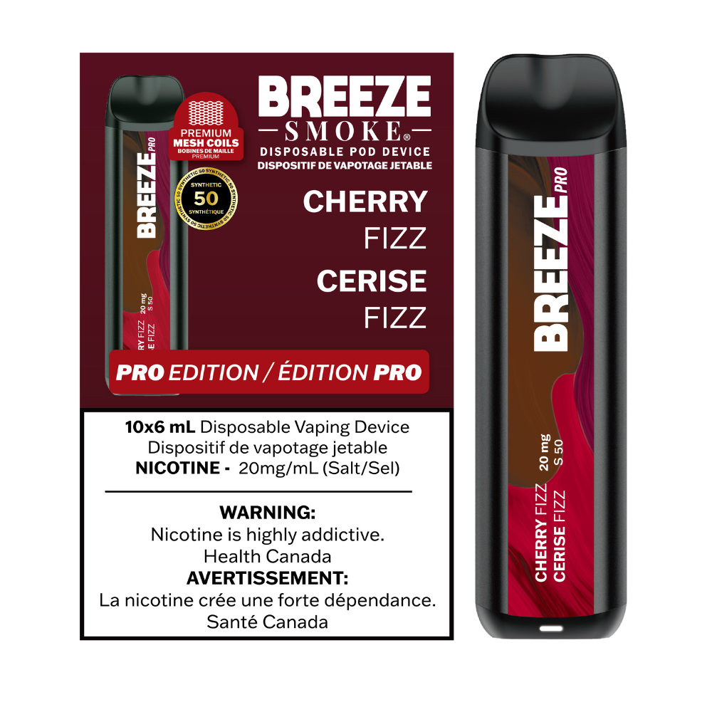 Breeze Pro S50 2000 Puffs Disposable Vape - 10ct