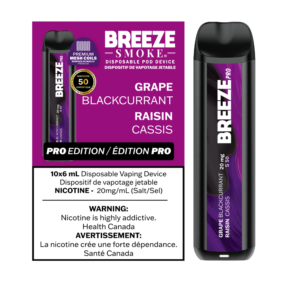 Breeze Pro S50 2000 Puffs Disposable Vape - 10ct