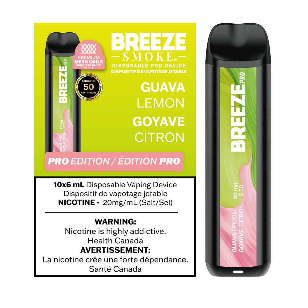 Breeze Pro S50 2000 Puffs Disposable Vape - 10ct