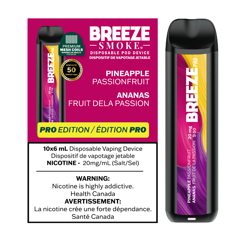 Breeze Pro S50 2000 Puffs Disposable Vape - 10ct