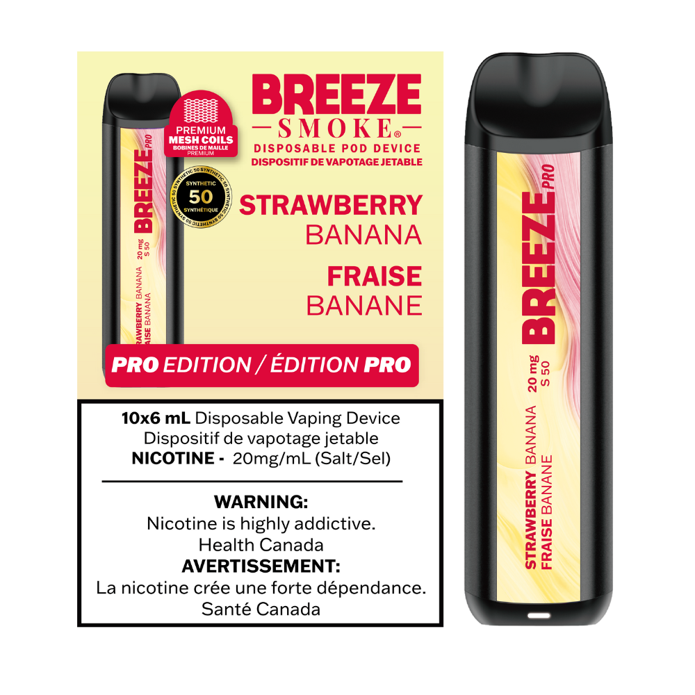 Breeze Pro S50 2000 Puffs Disposable Vape - 10ct