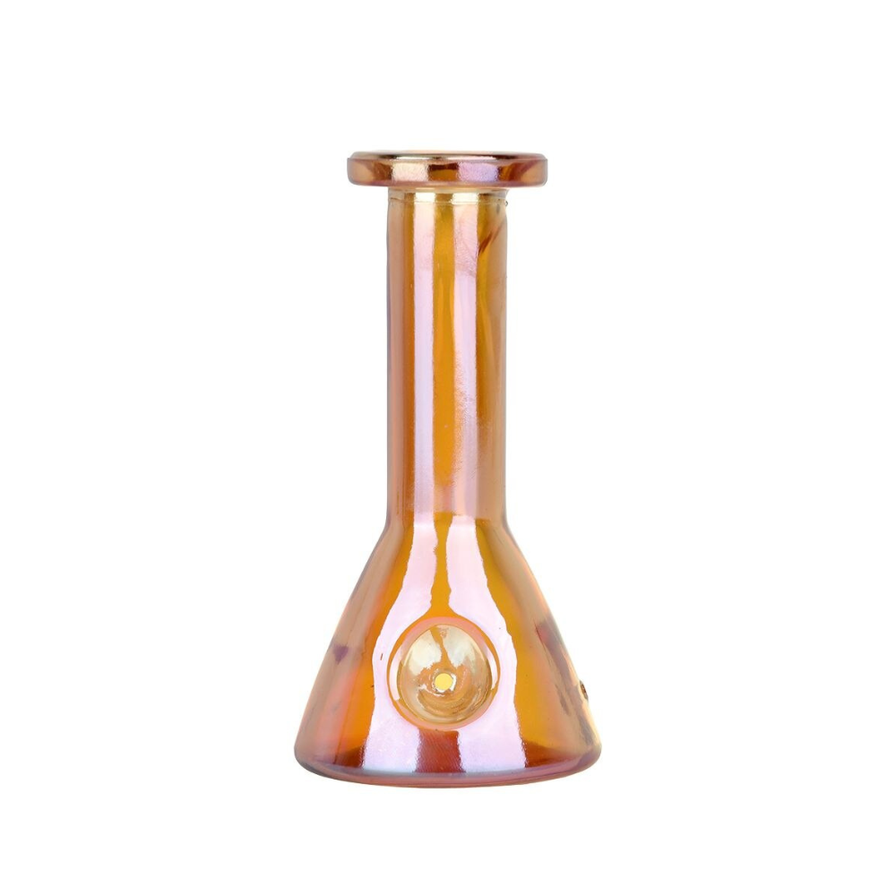 5" Pulsar Electroplated Beaker Glass Hand Pipe - 5ct