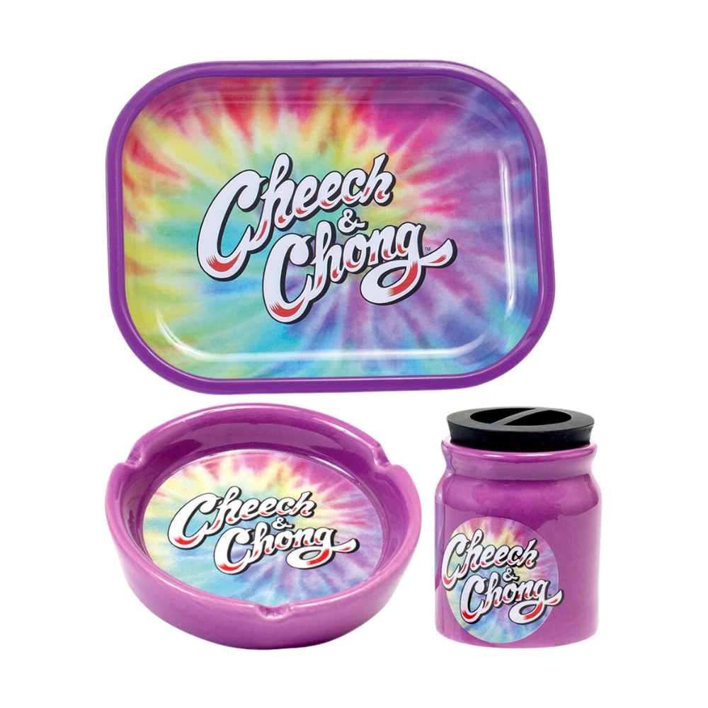 Pulsar X Cheech & Chong Purple Tie Dye Lover's 3-Piece Gift Set