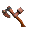 Ozzuni Leather Bound Axe