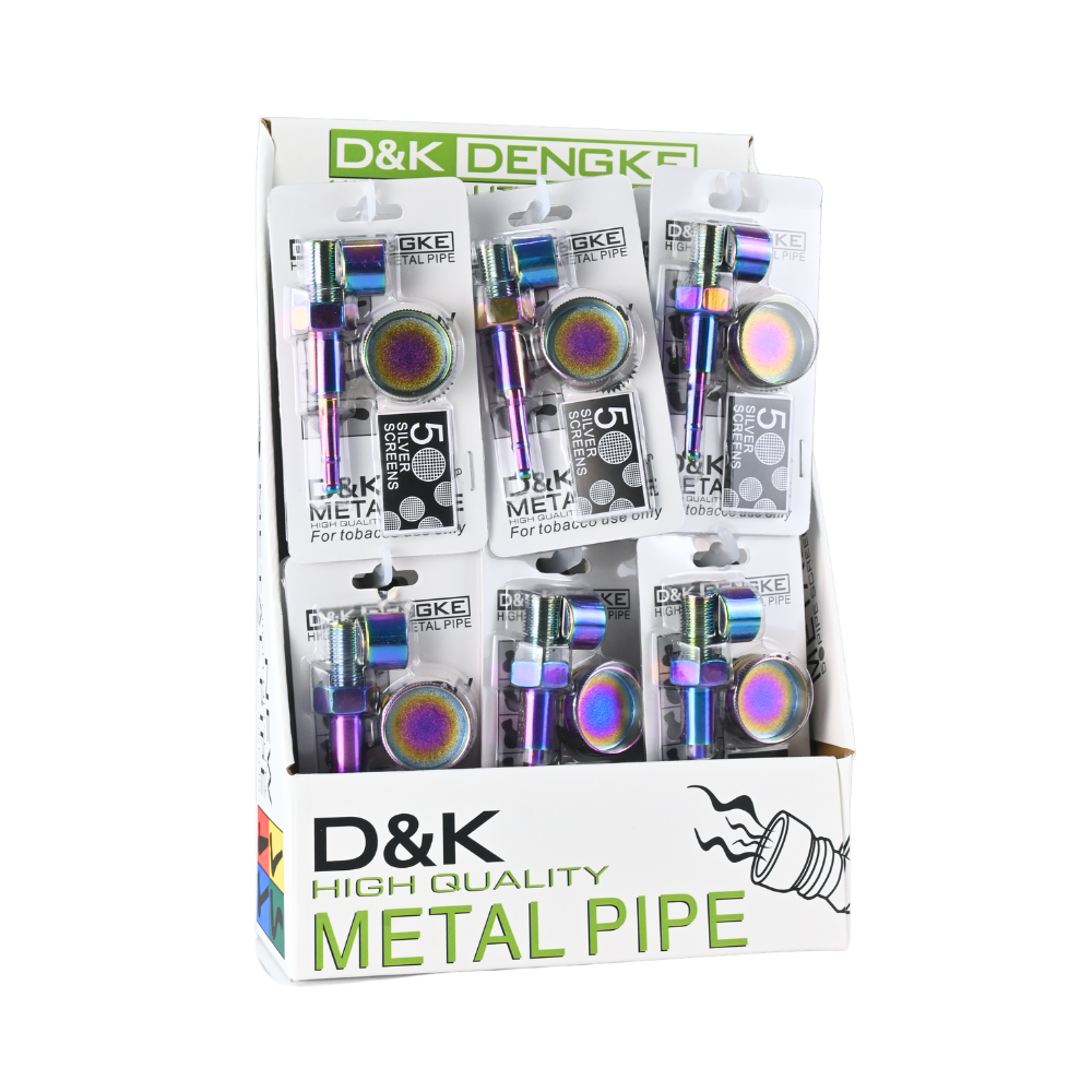 D&K 80mm Bolt Tech Metal Pipe w/ Screens- 24ct