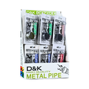 D&K SpiralFlex Metal Pipe Set w/ Screens and Grinder - 24ct